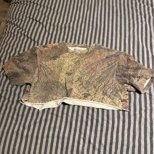 Women's Brown Crop Top